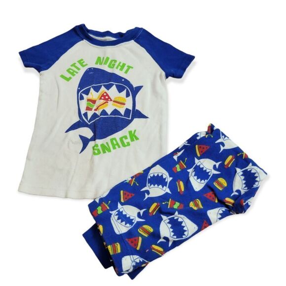 Wonder Nation shark pajamas 4T - Picture 1 of 3